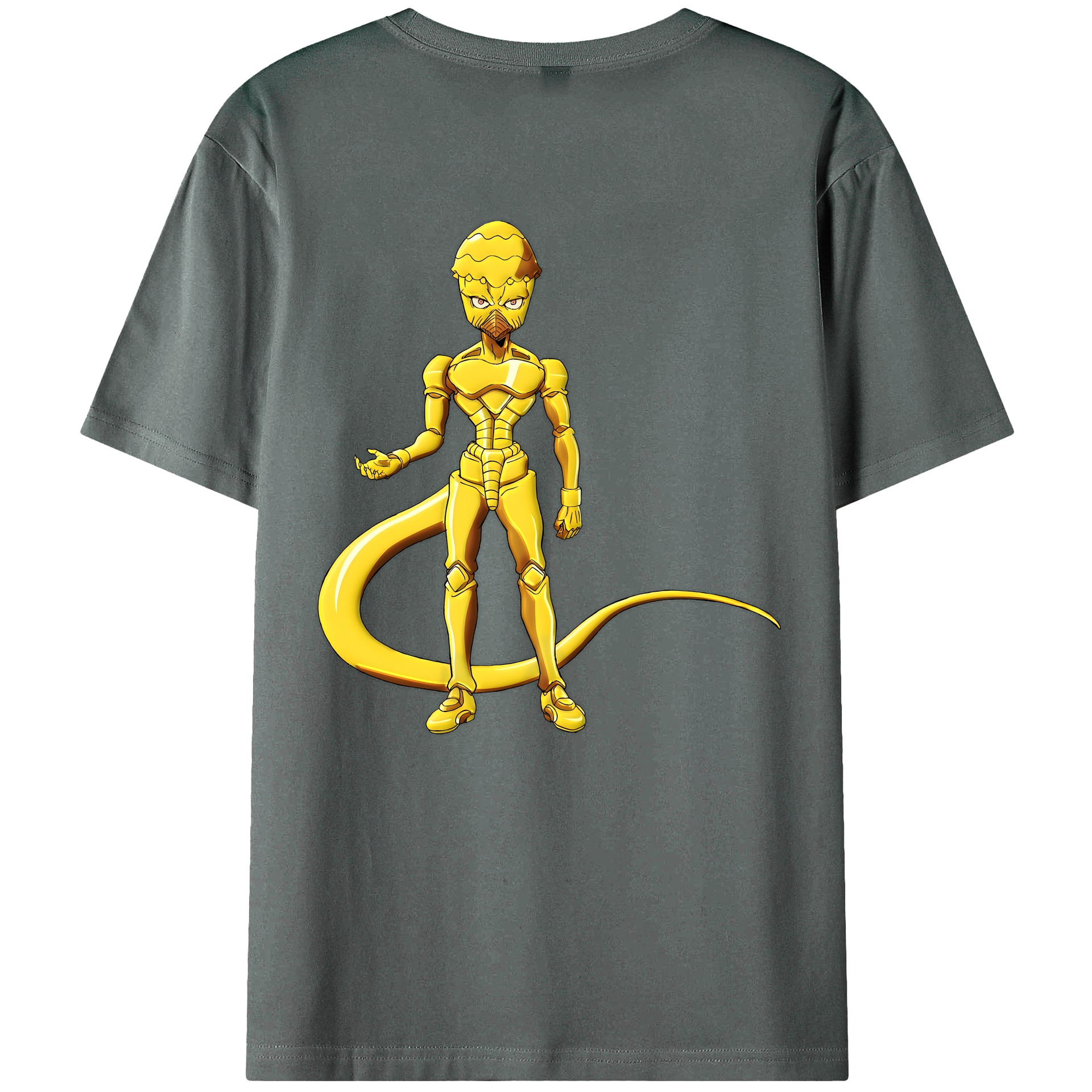 （画像用） ジョジョの奇妙な冒険 おといし あきら JoJo's Bizarre Adventure Akira Otoishi 綿100％ メンズ半袖Tシャツ（バックプリント） 通気性